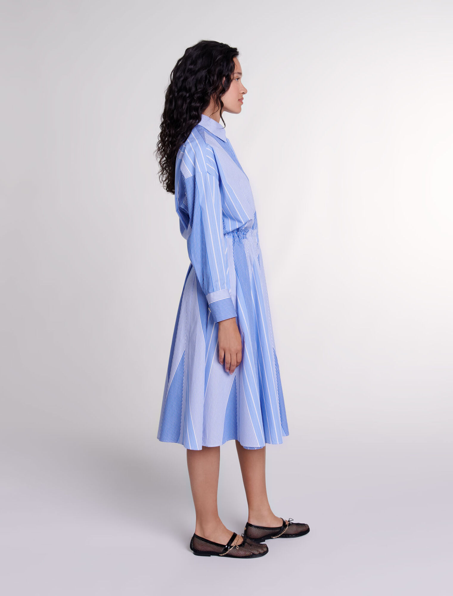 Striped patchwork dress 