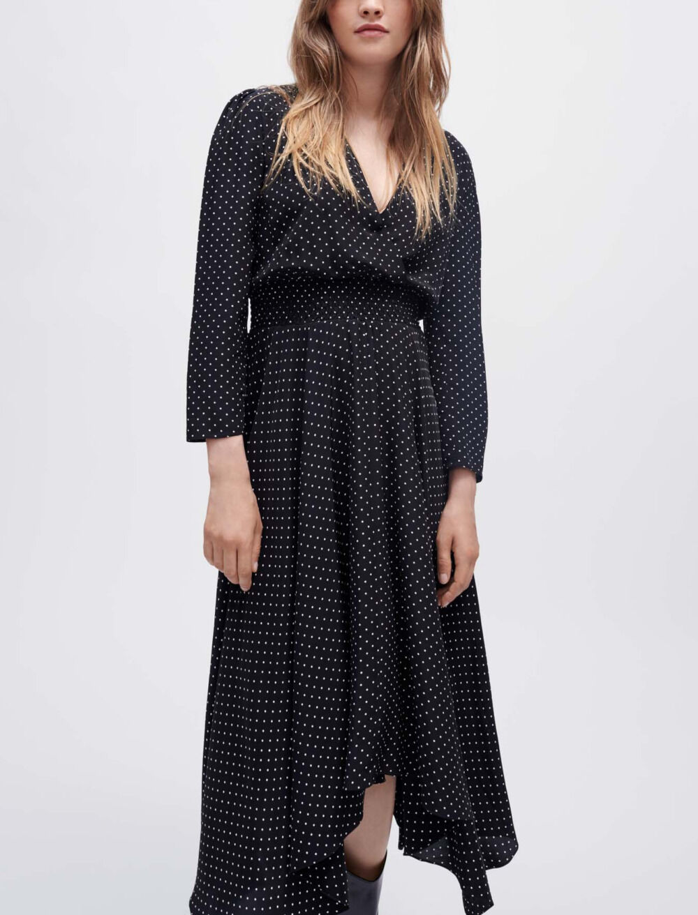 Maje polka dot dress outlet
