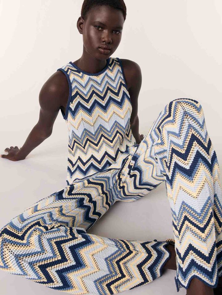 Crochet trousers
