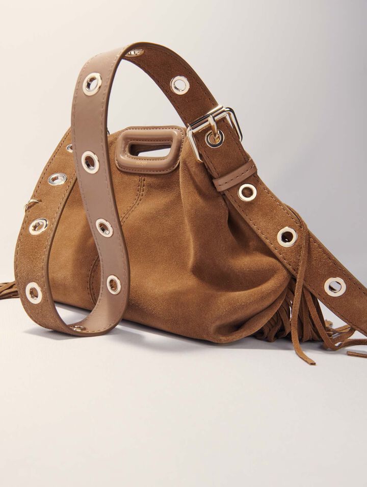 Miss M mini suede bag