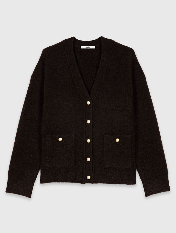 Longline yak cardigan