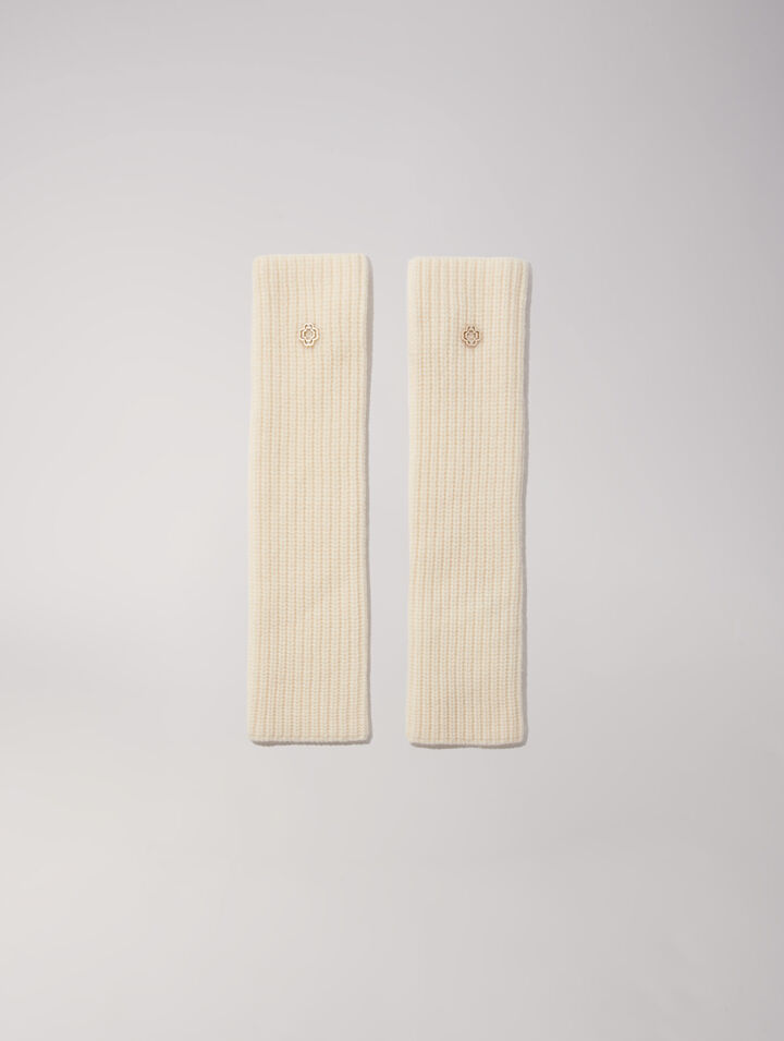 Wool and cashmere mittens