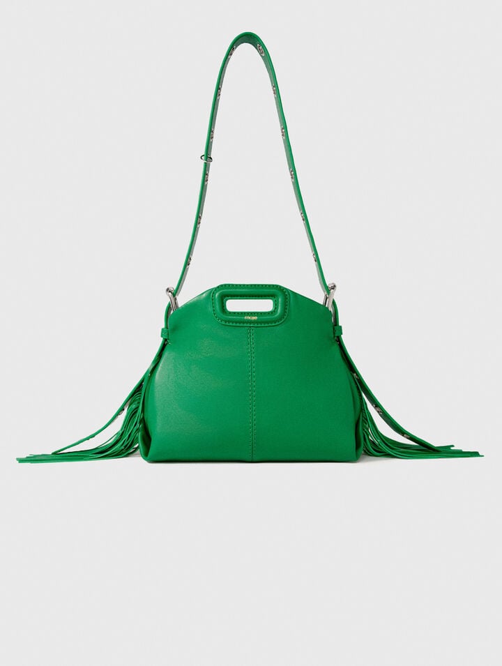 Plain leather mini Miss M bag