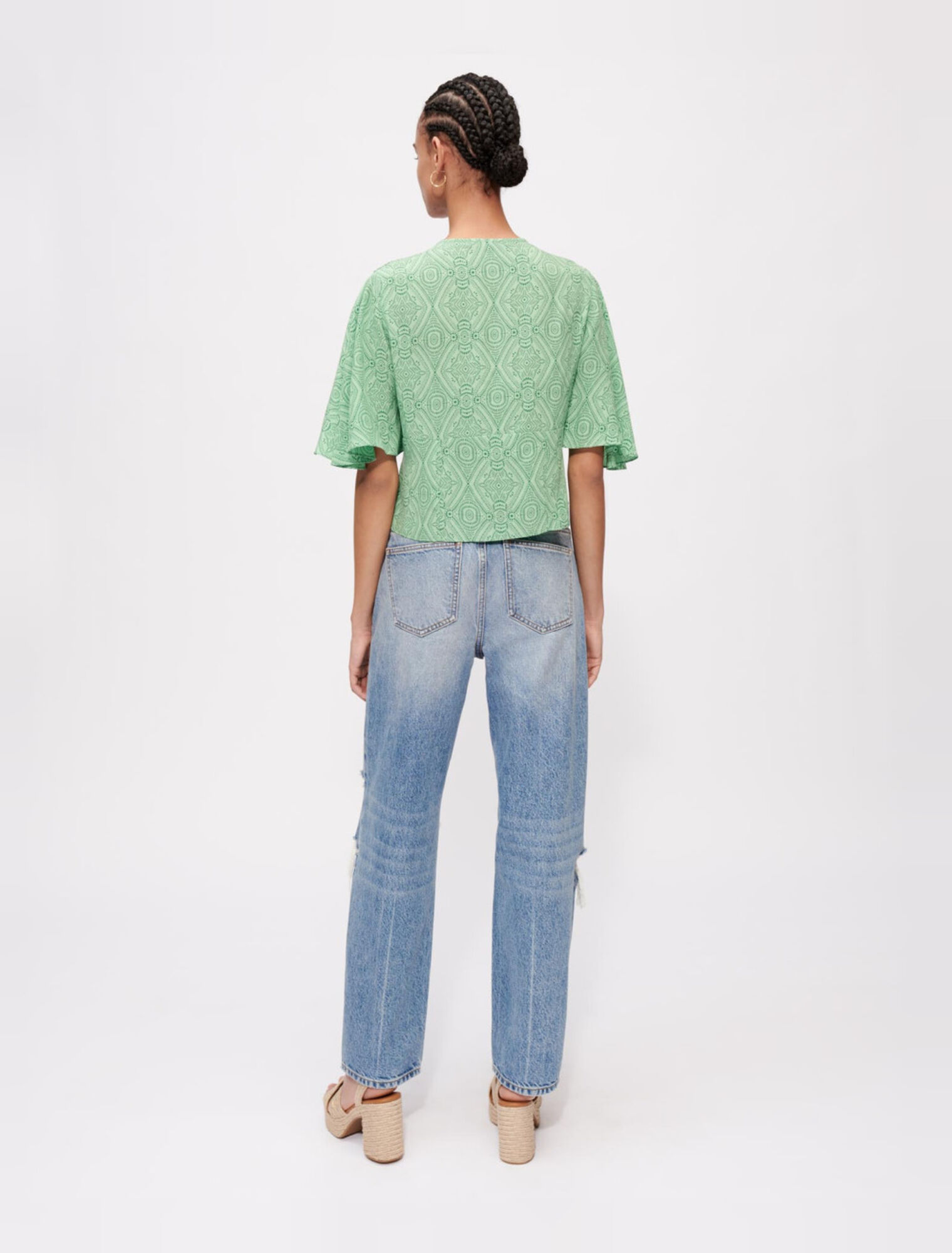 Fluid printed top
