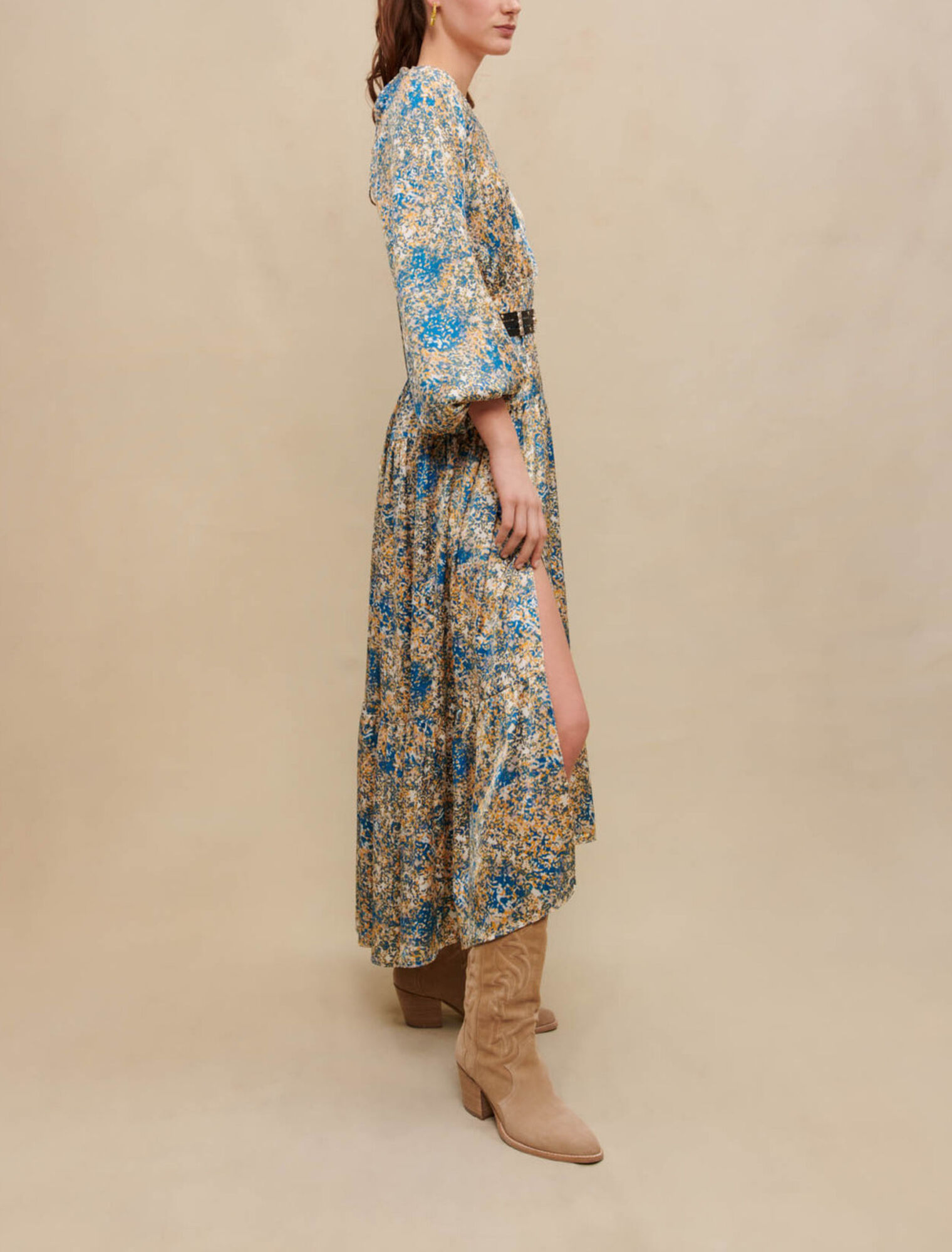 Printed maxi dress