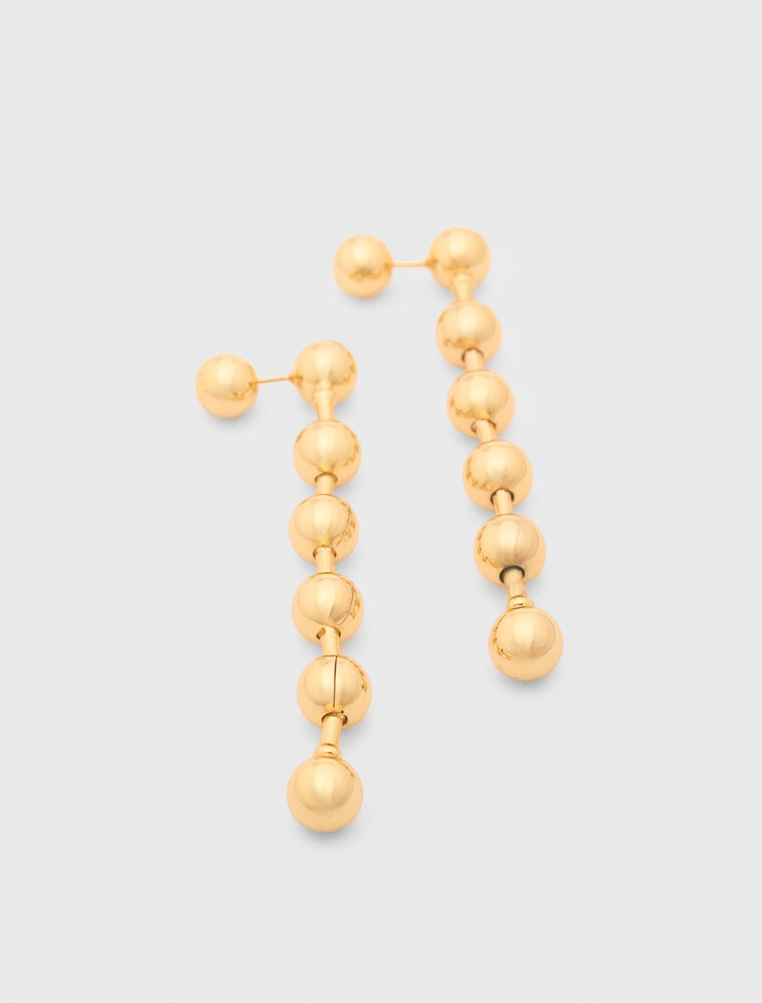 Sphere hoop earrings