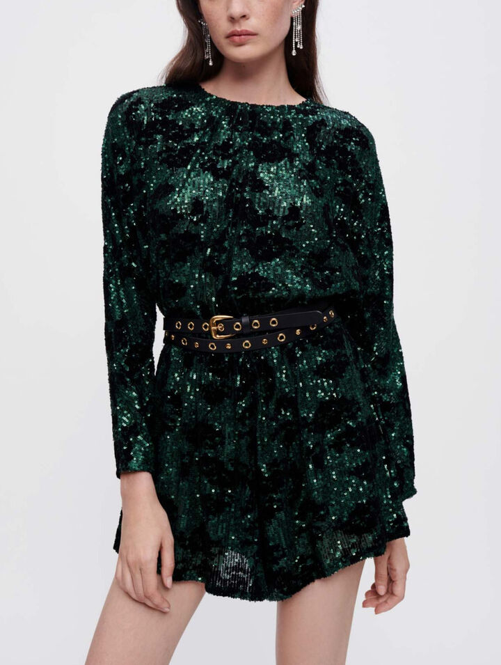 Sequin pant suit
