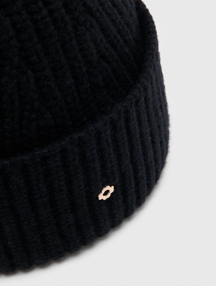 Wool and cashmere hat