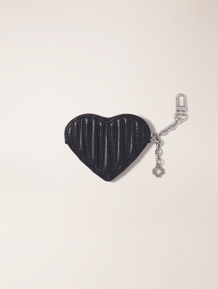 Quilted heart purse