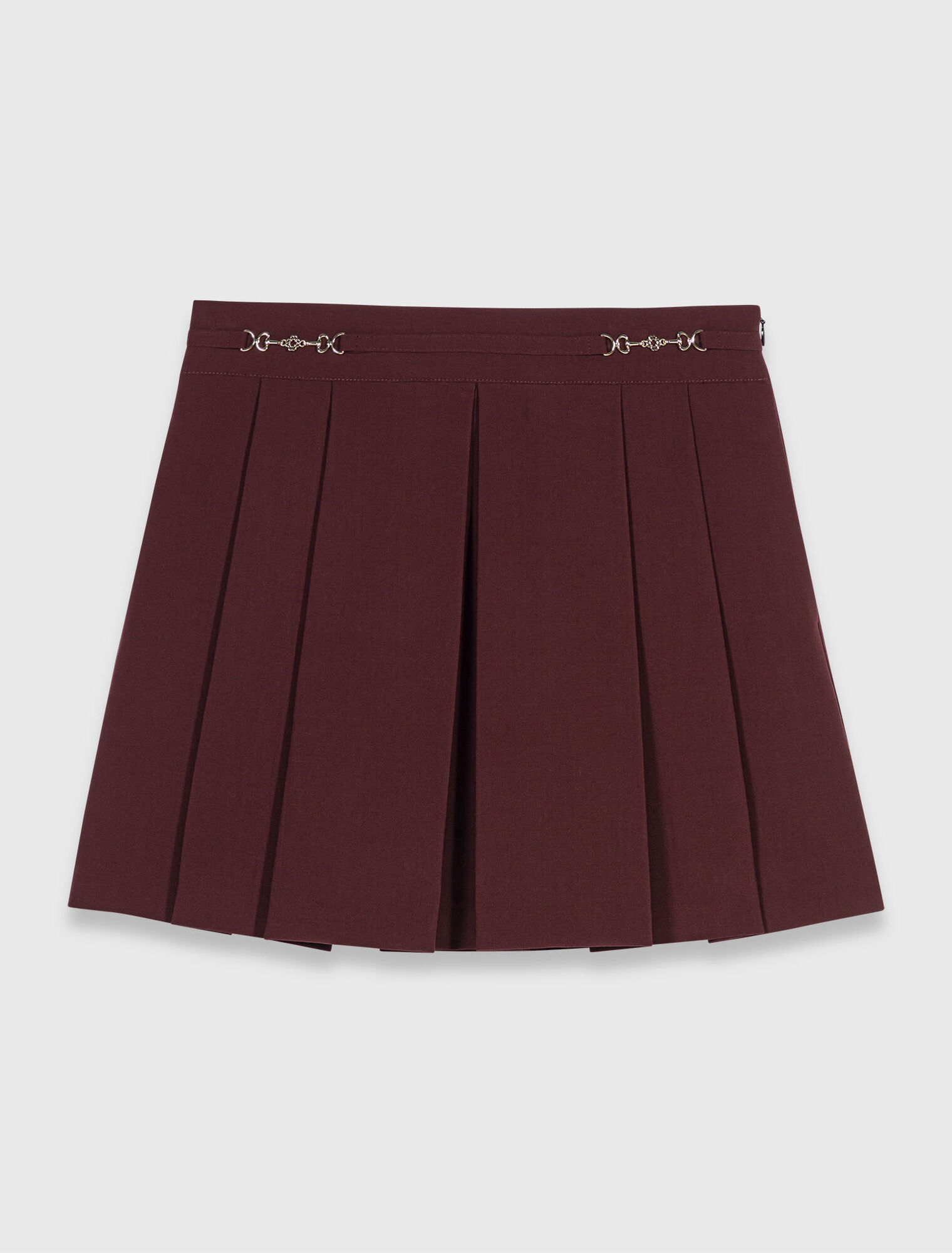 Short pleated skirt