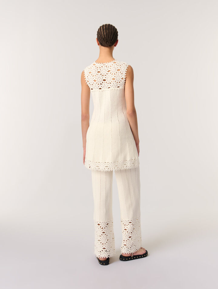Short crochet dress