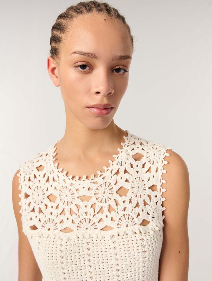 Short crochet dress