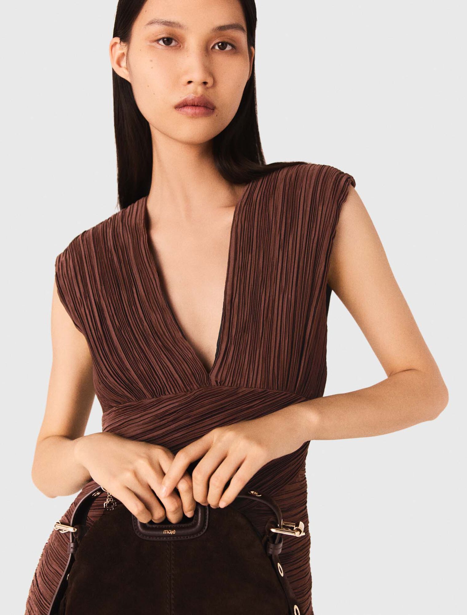 Short pleated dress