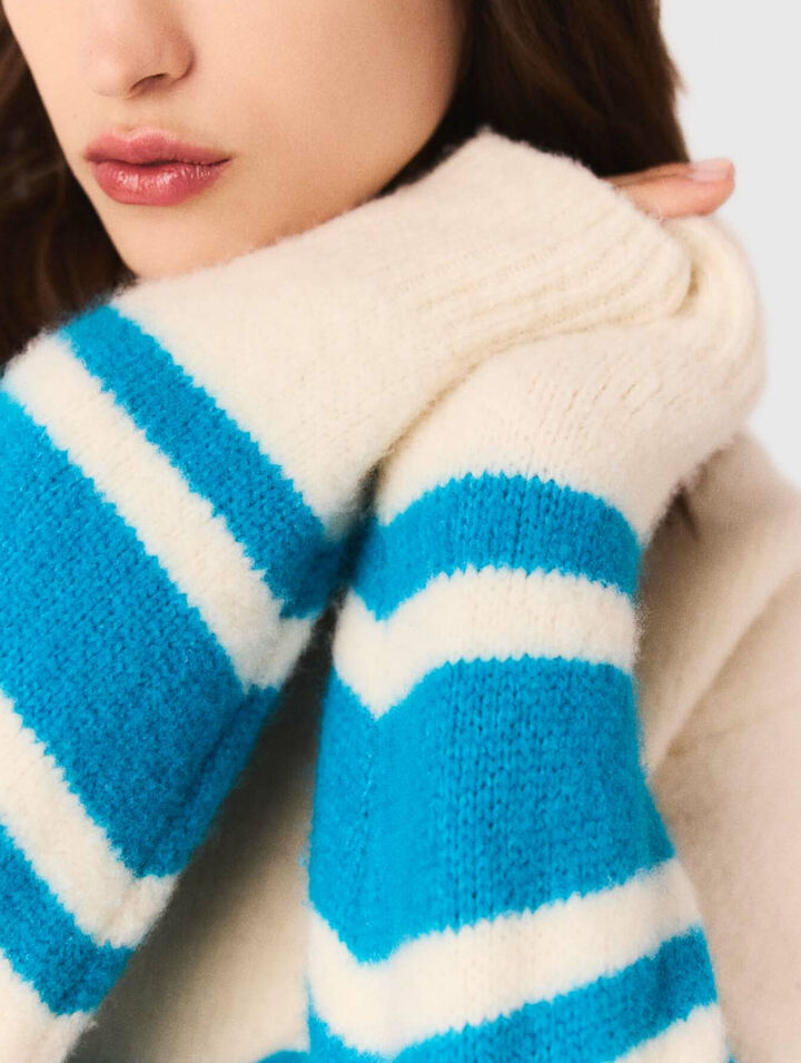Oversized wool-blend jumper