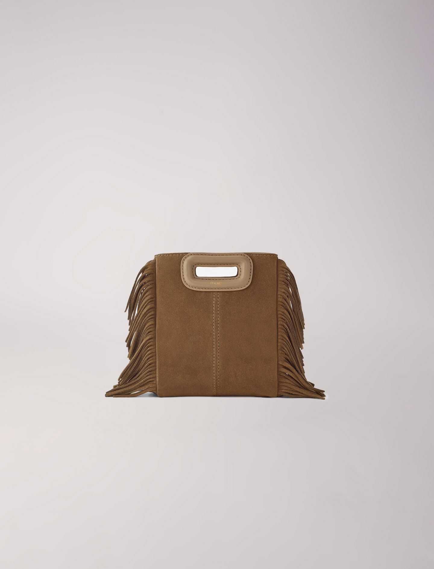 Suede satchel handbag 2025