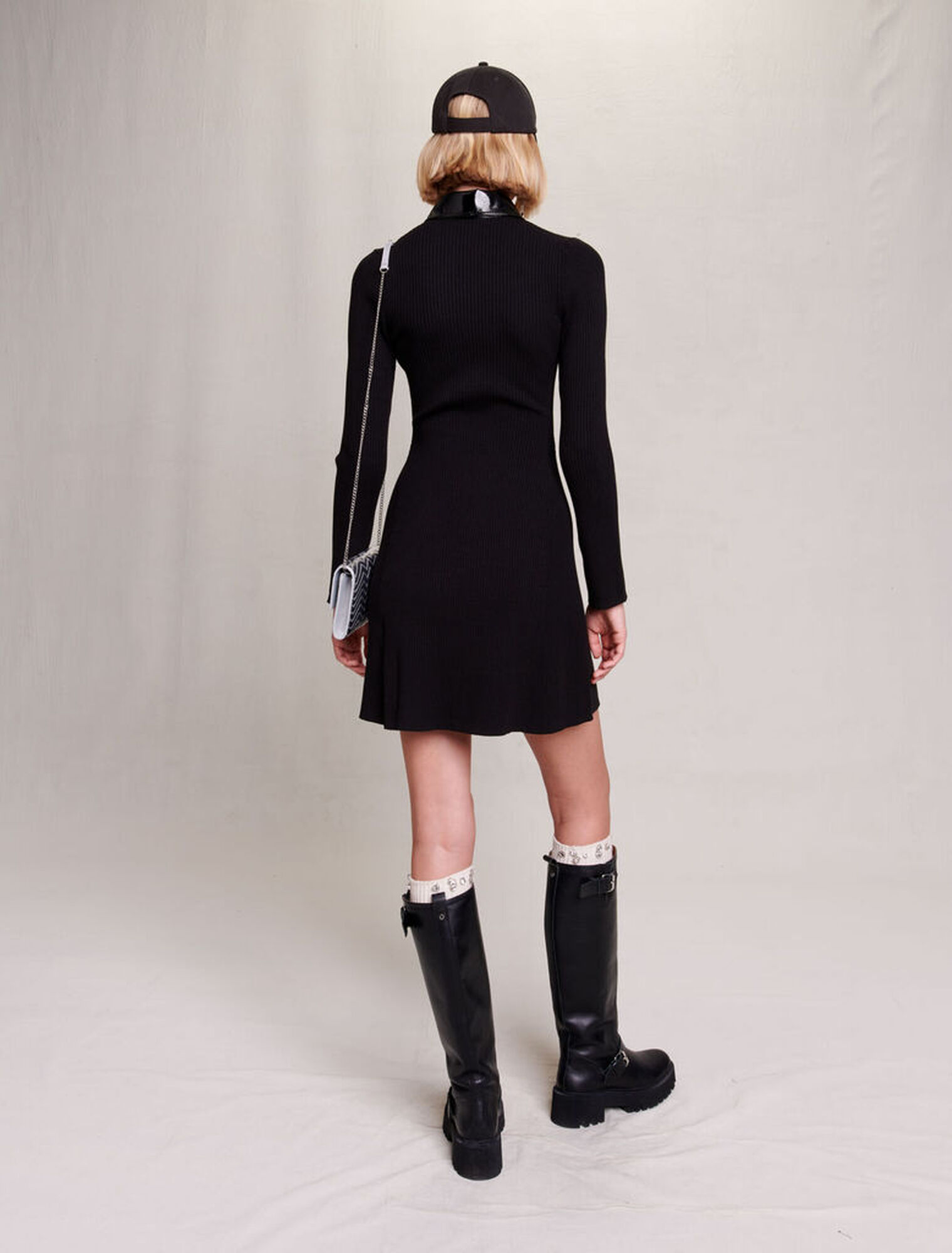Short knit dress