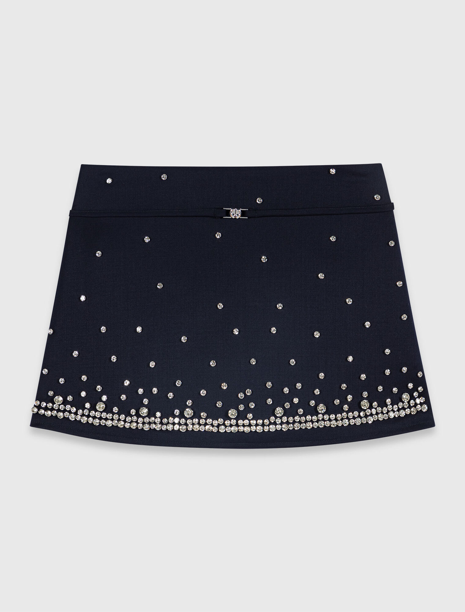 Rhinestone layered skort
