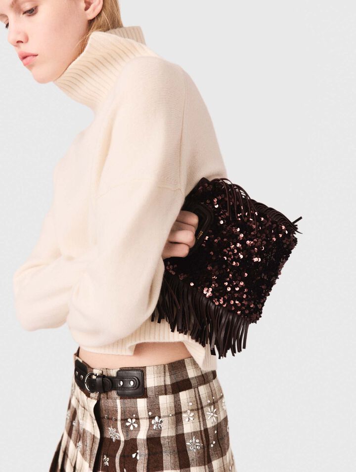 Sequin M mini bag