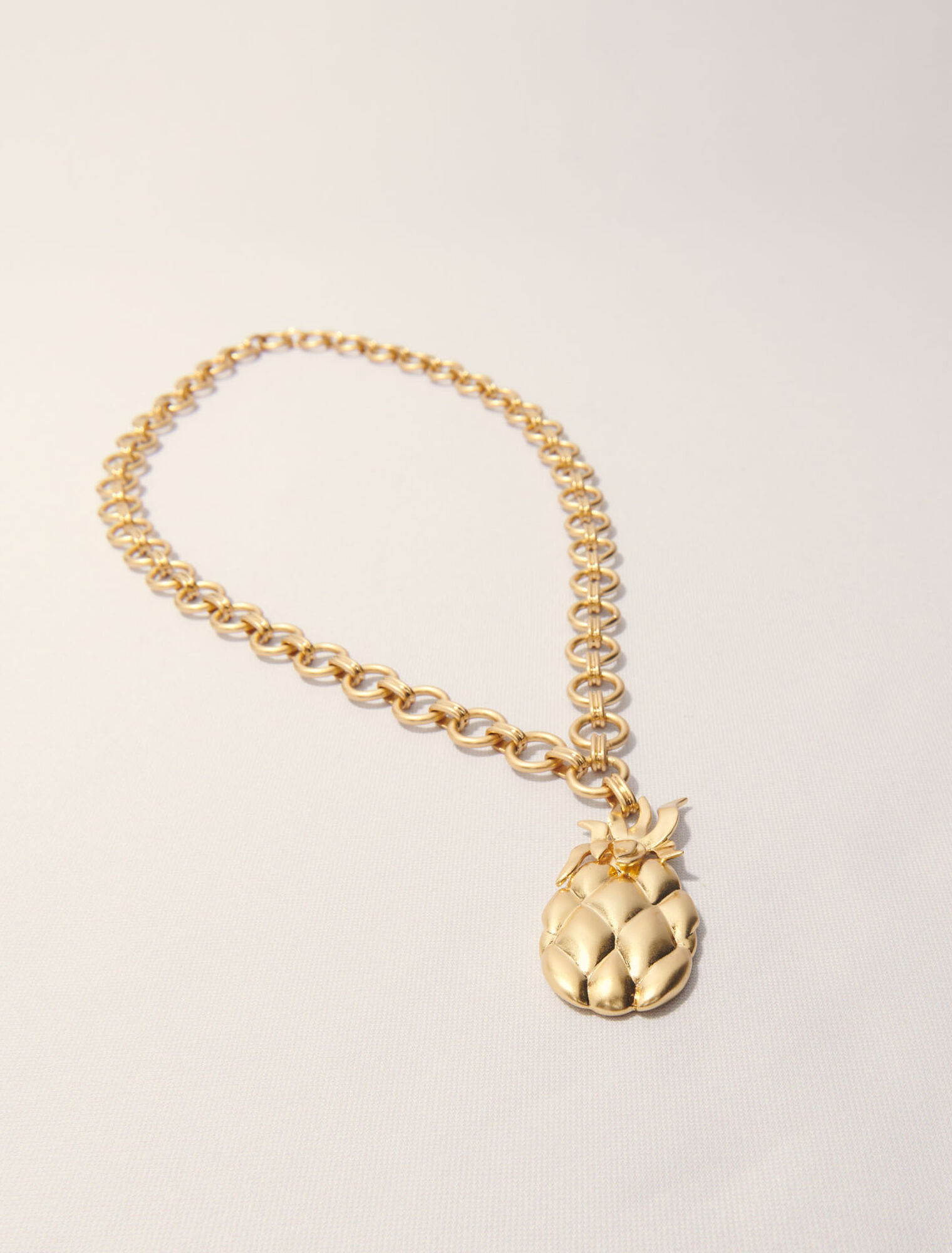 Pineapple long necklace