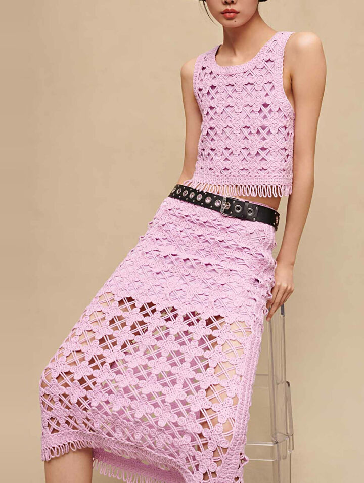 Crochet crop top