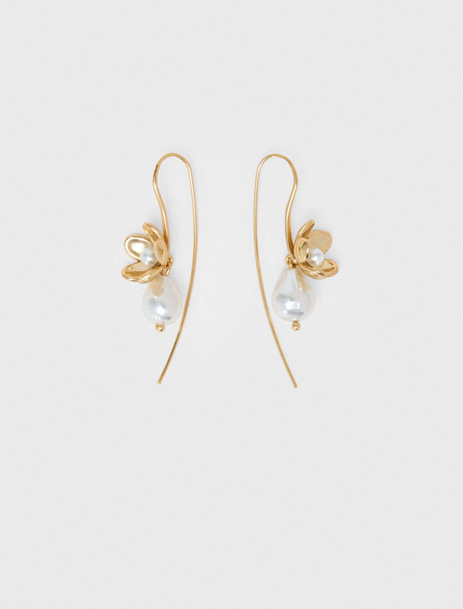 Fine flower earrings