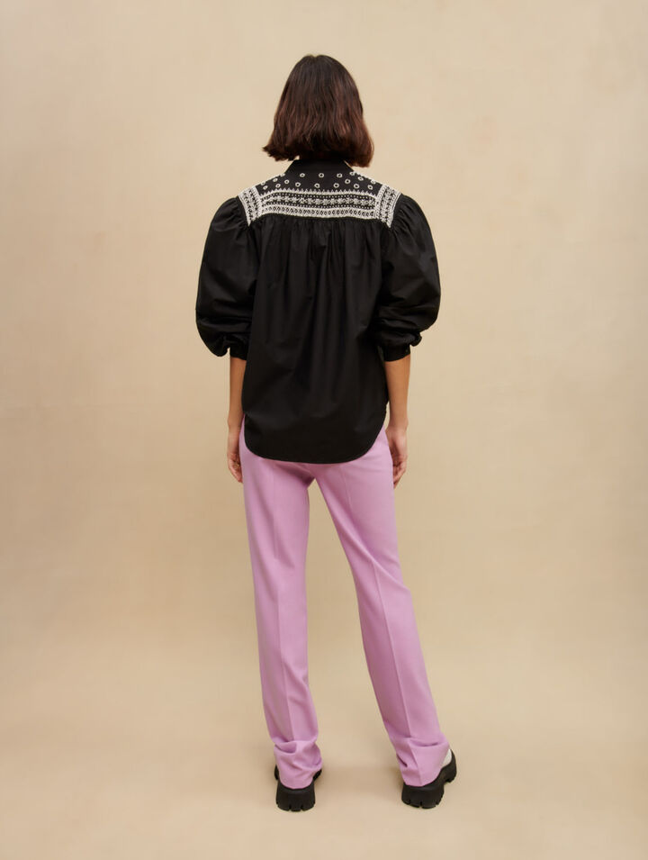 Embroidered detail shirt