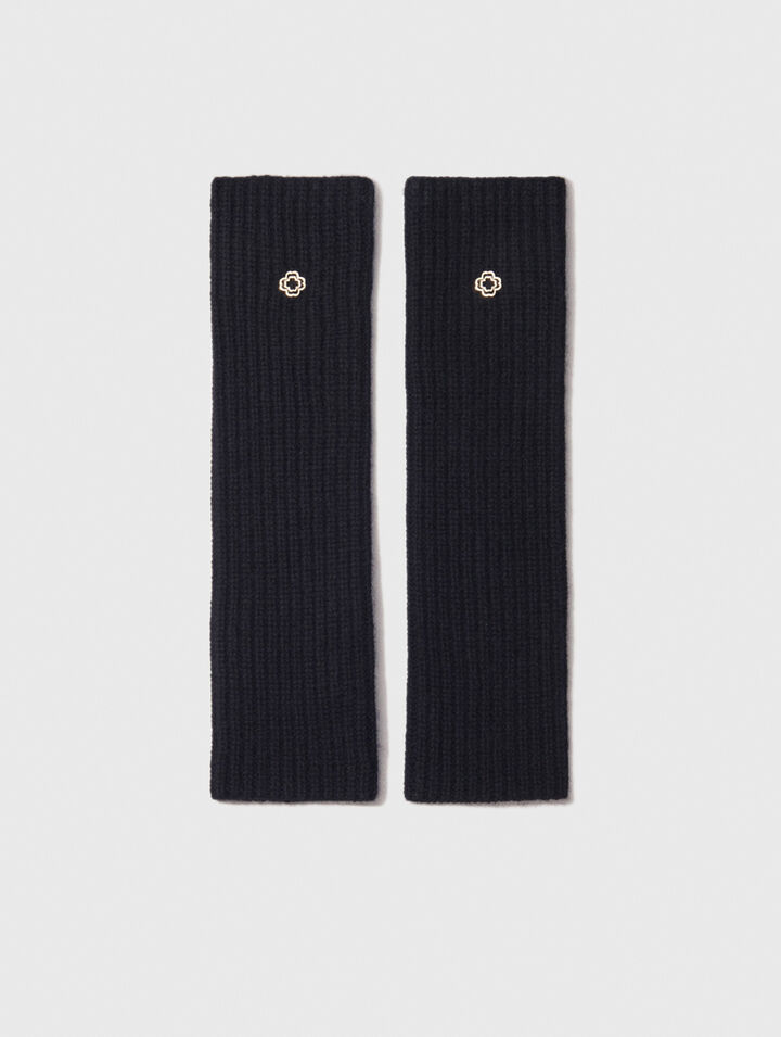 Wool and cashmere mittens