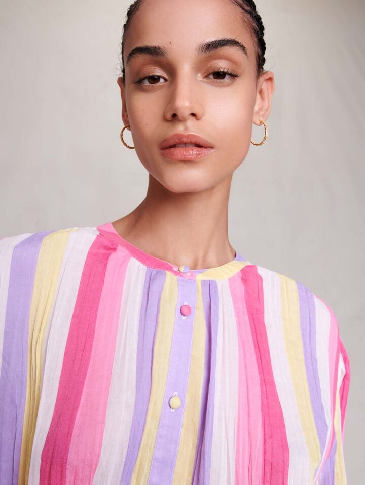 Diamant&eacute;-embellished large hoop earrings