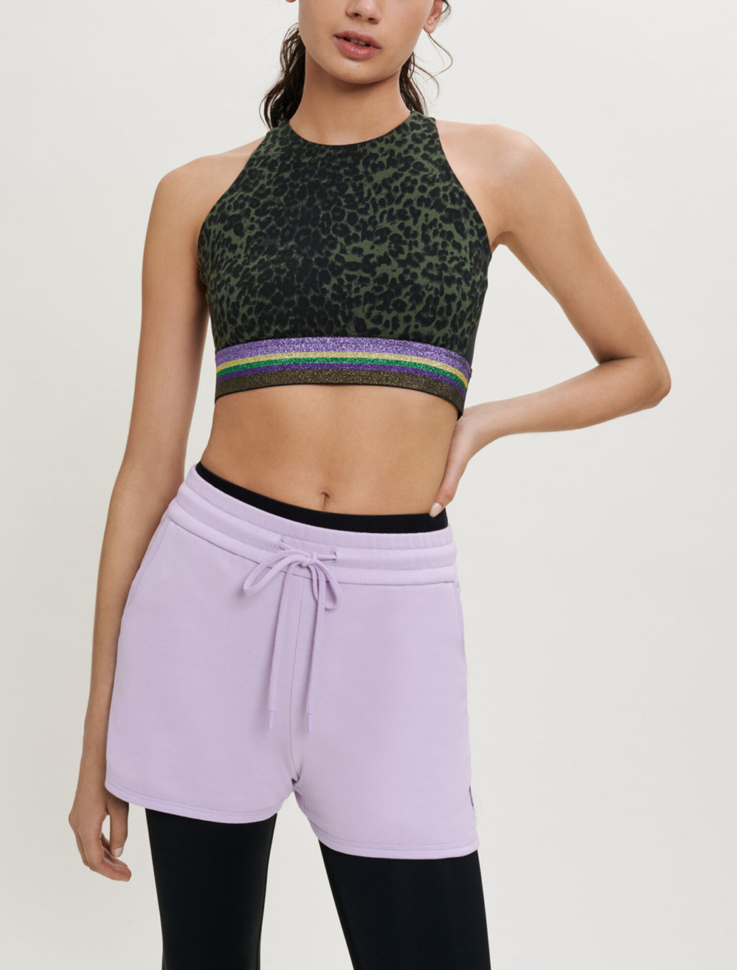 Fleece sports shorts