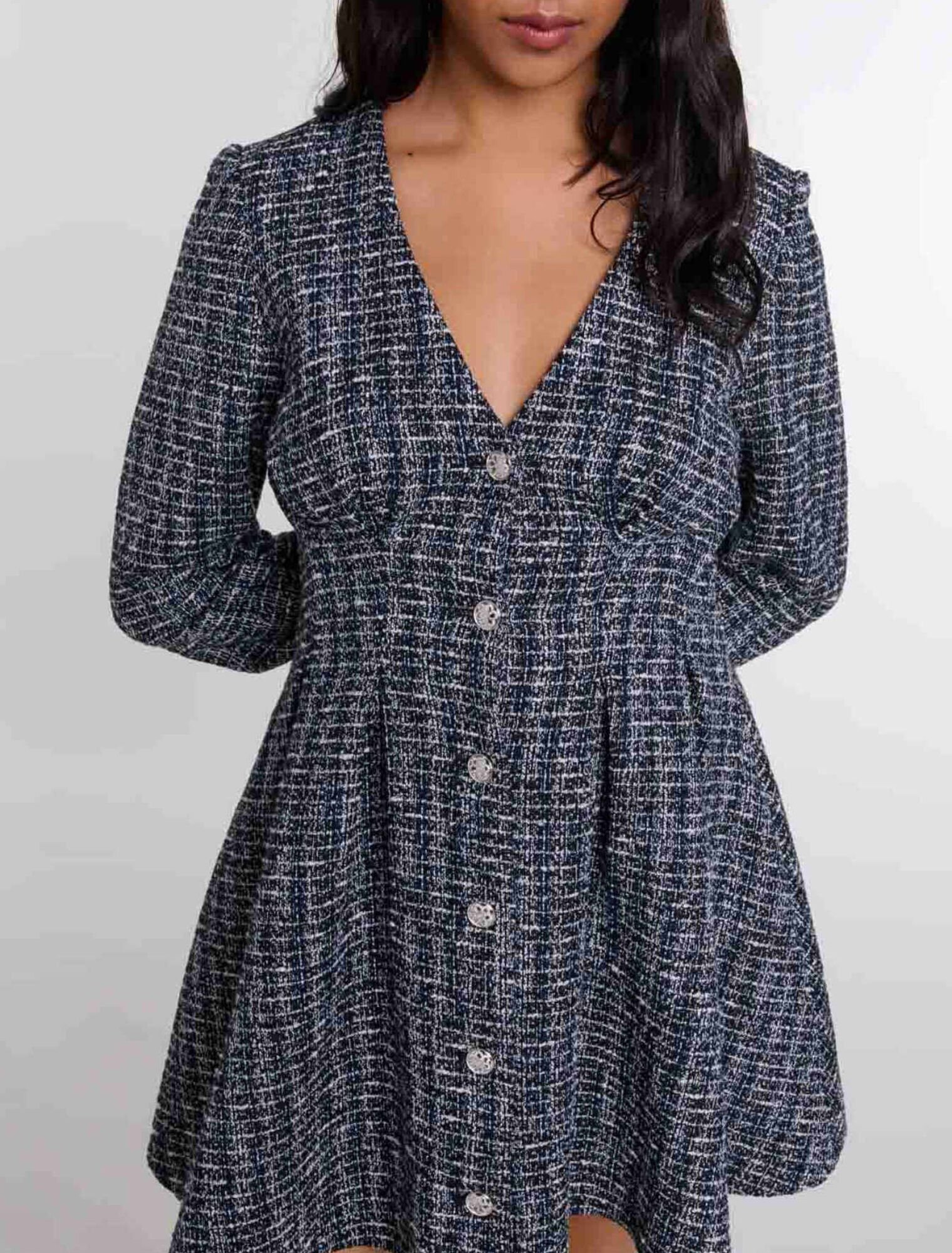 Short tweed dress