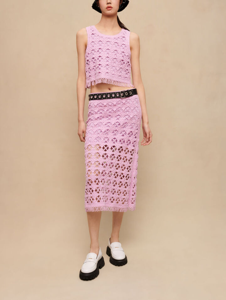 Crochet crop top