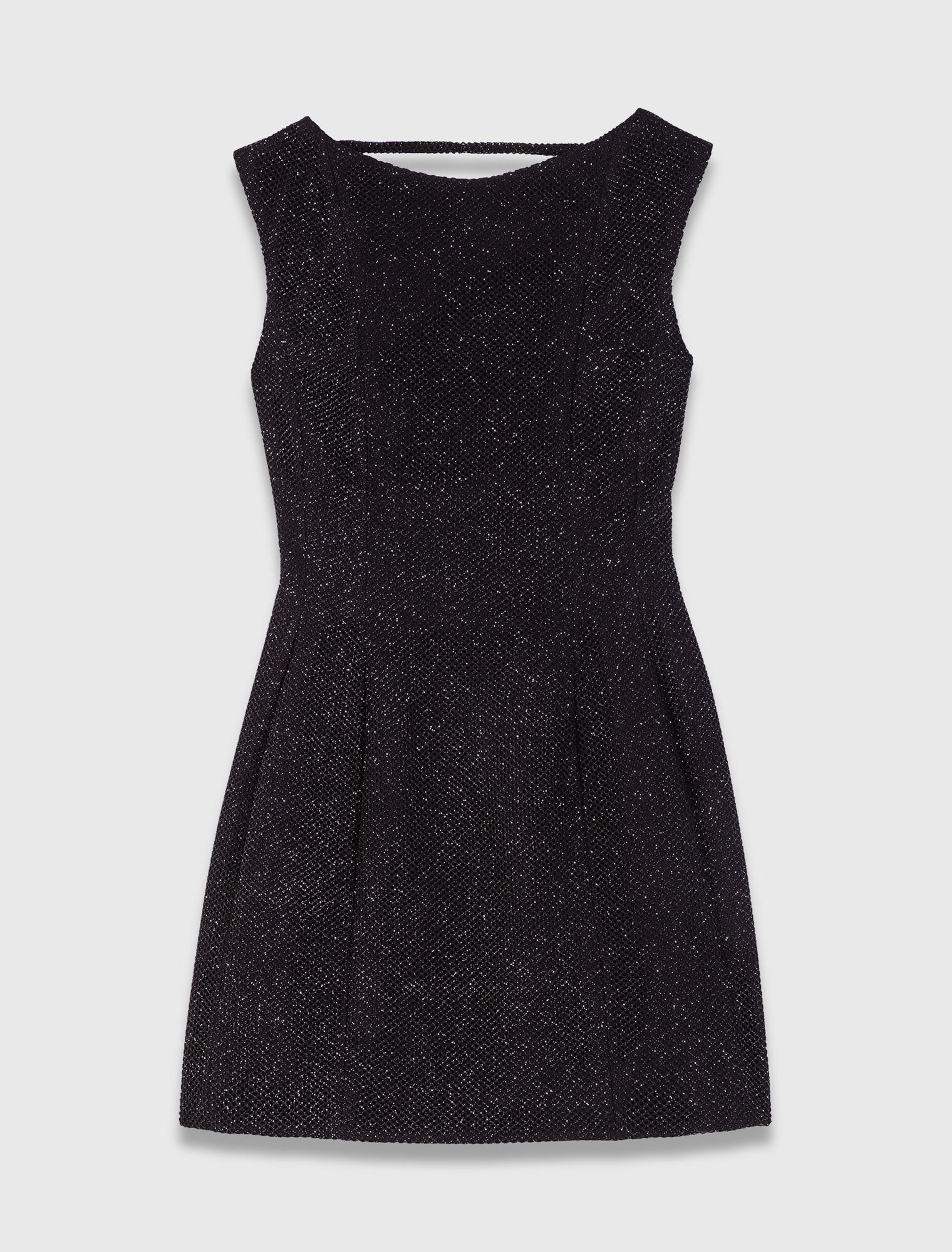 Rhinestone flared short dress