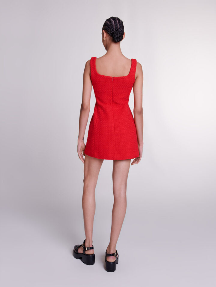 Short tweed dress