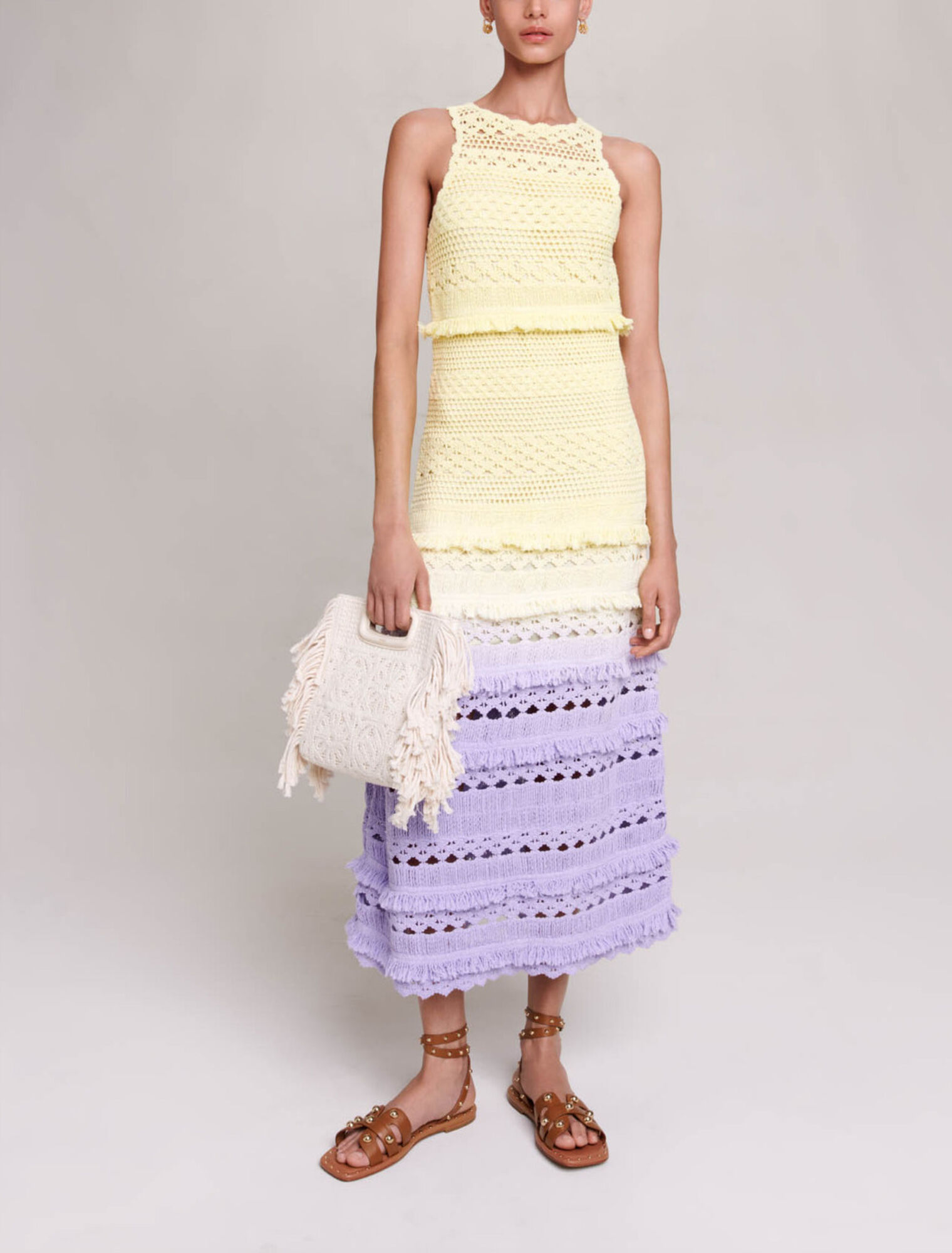 Crochet maxi dress