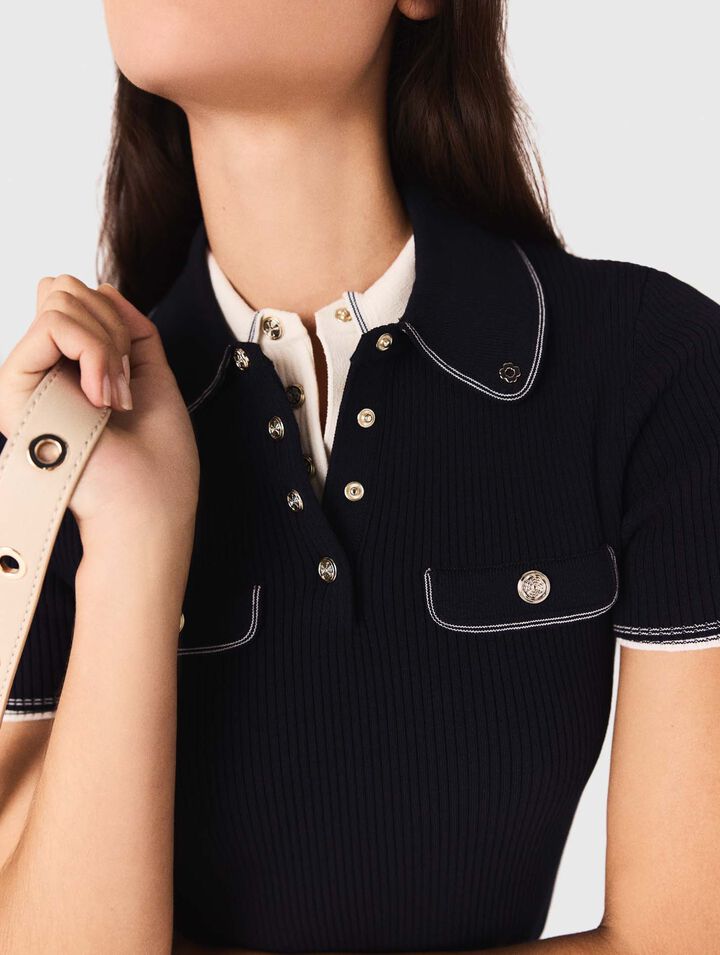 Short-sleeve polo shirt