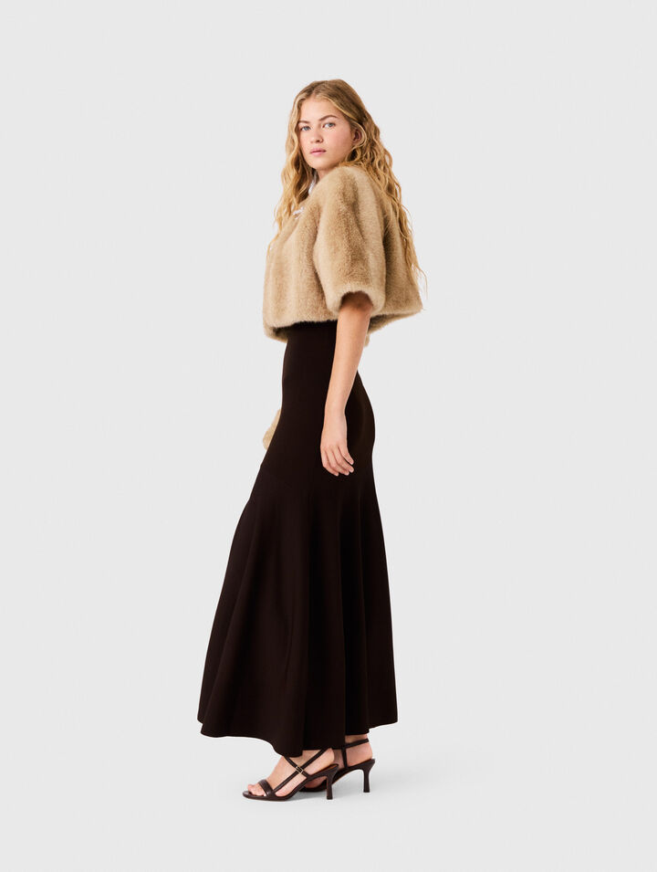 Short faux fur jacket