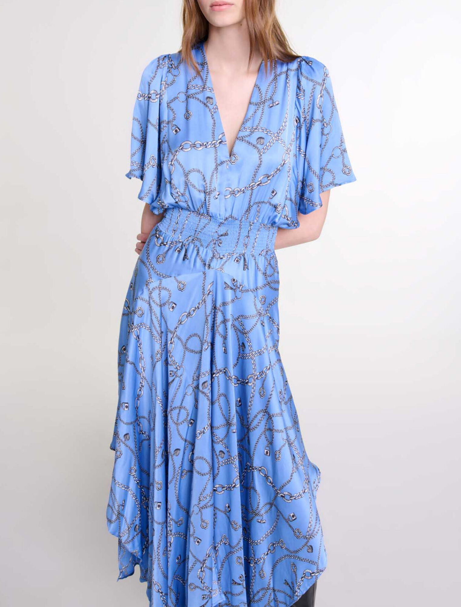 Patterned maxi dress