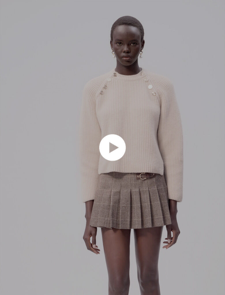 Ribbed wool jumper Pullovers Maje