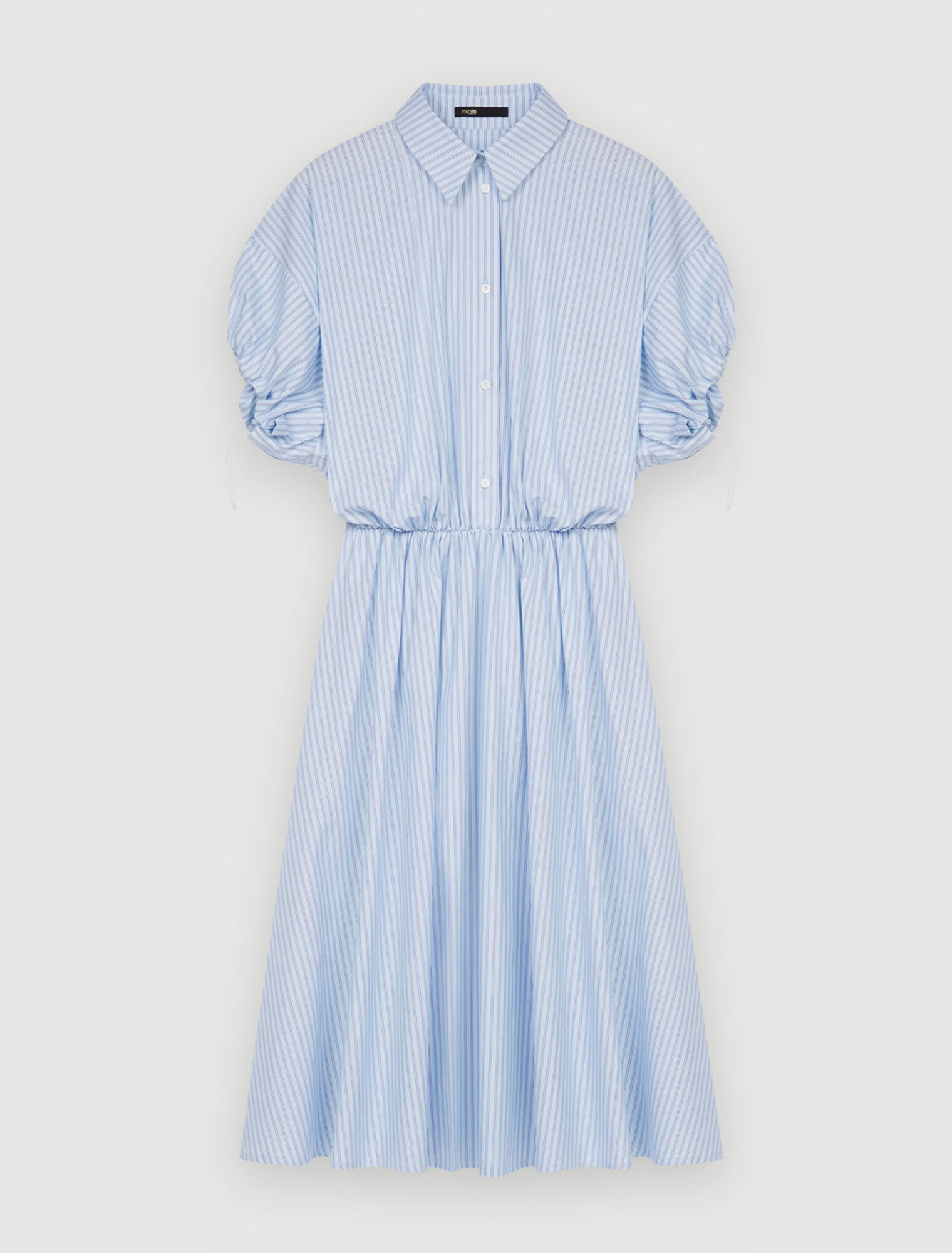 Striped shirt dress