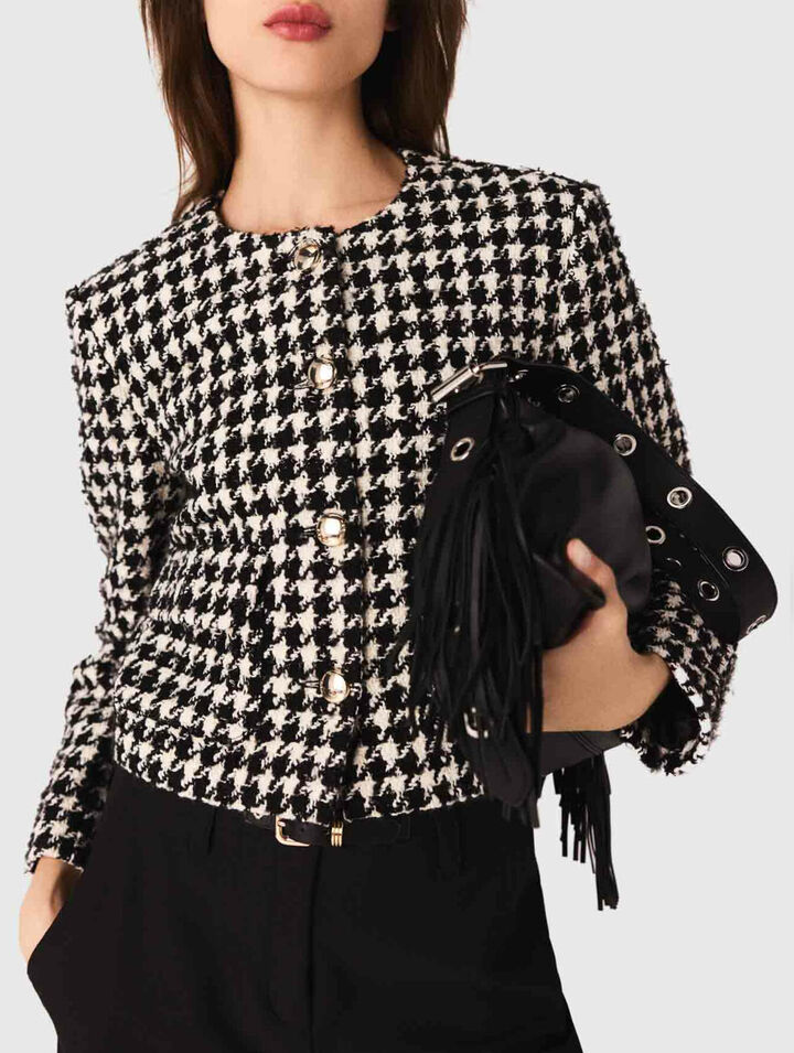 Short tweed jacket