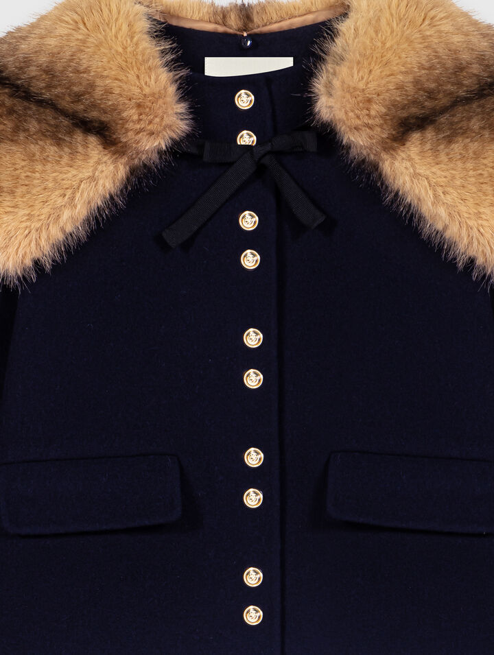 Short double-faced coat