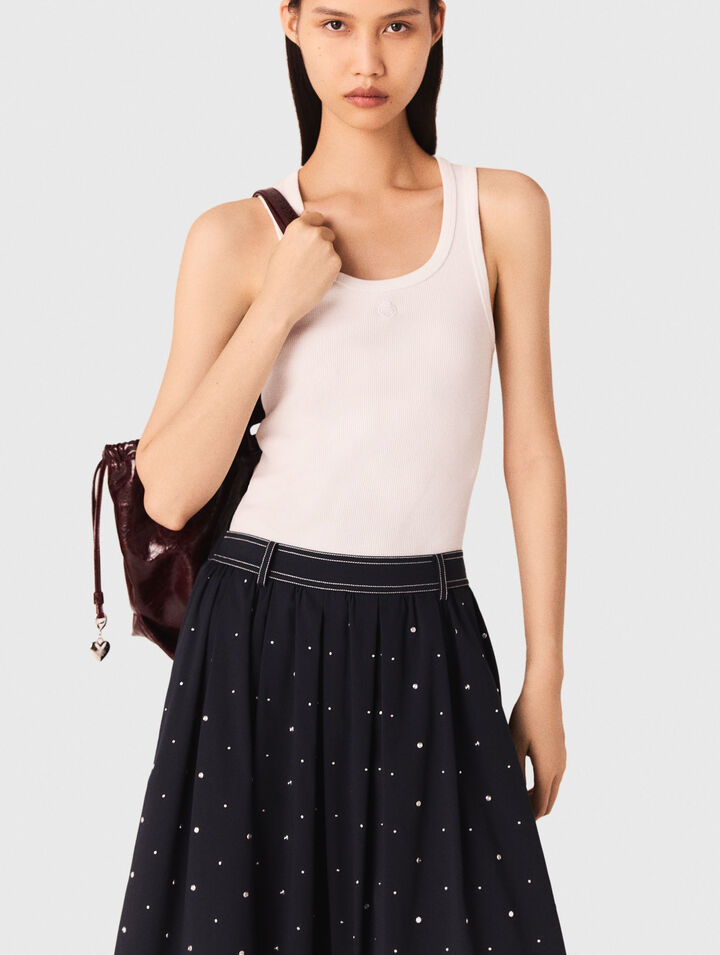 Rib knit tank top