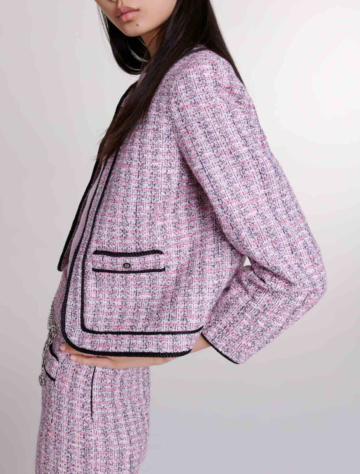 Short tweed jacket
