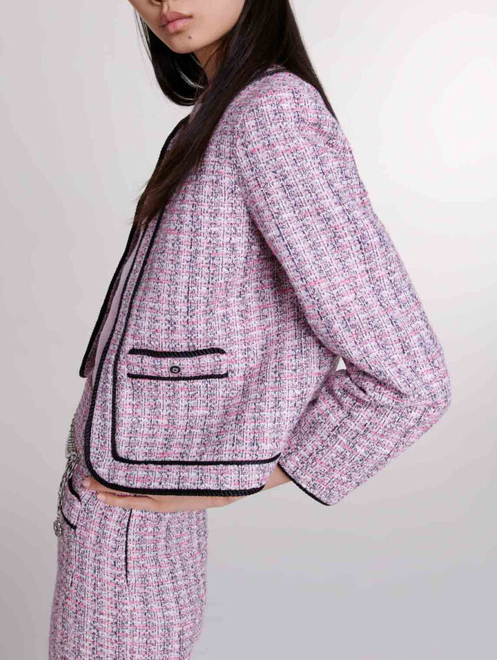 Short tweed jacket