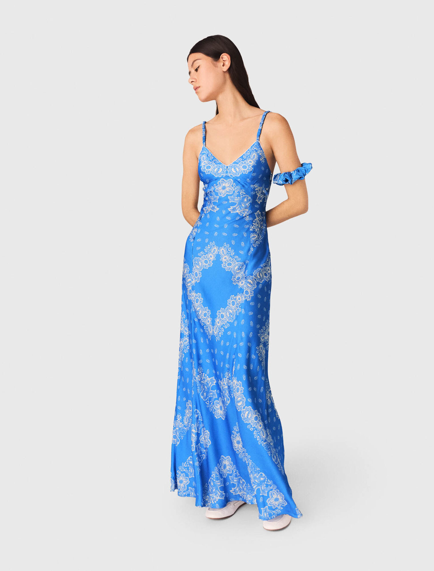 Patterned maxi dress
