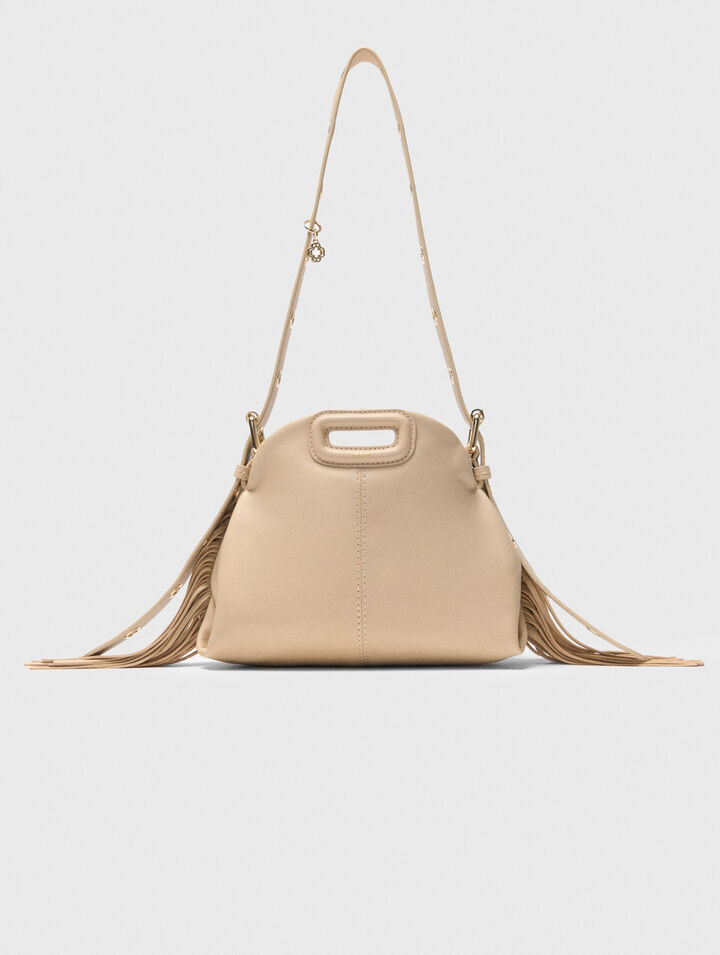 Plain leather mini Miss M bag