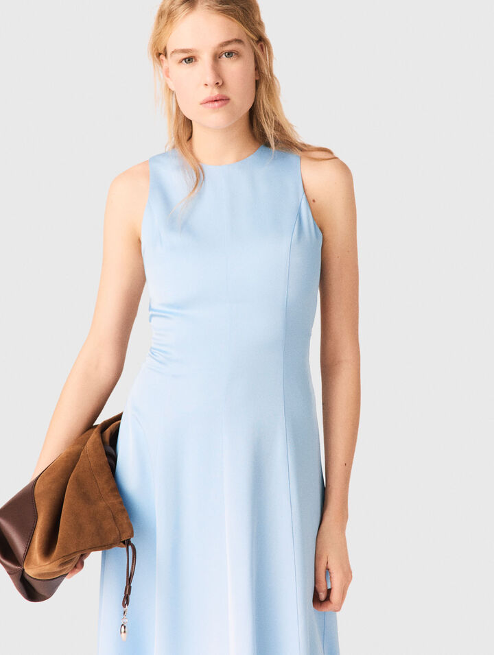 Open-back maxi dress