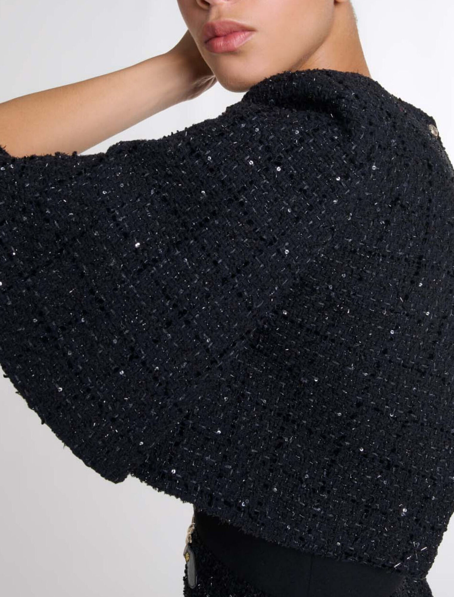 Tweed 2-in-1 short dress