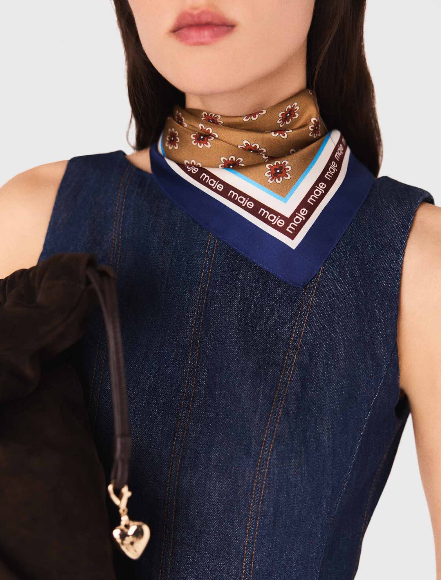 Floral print bandana