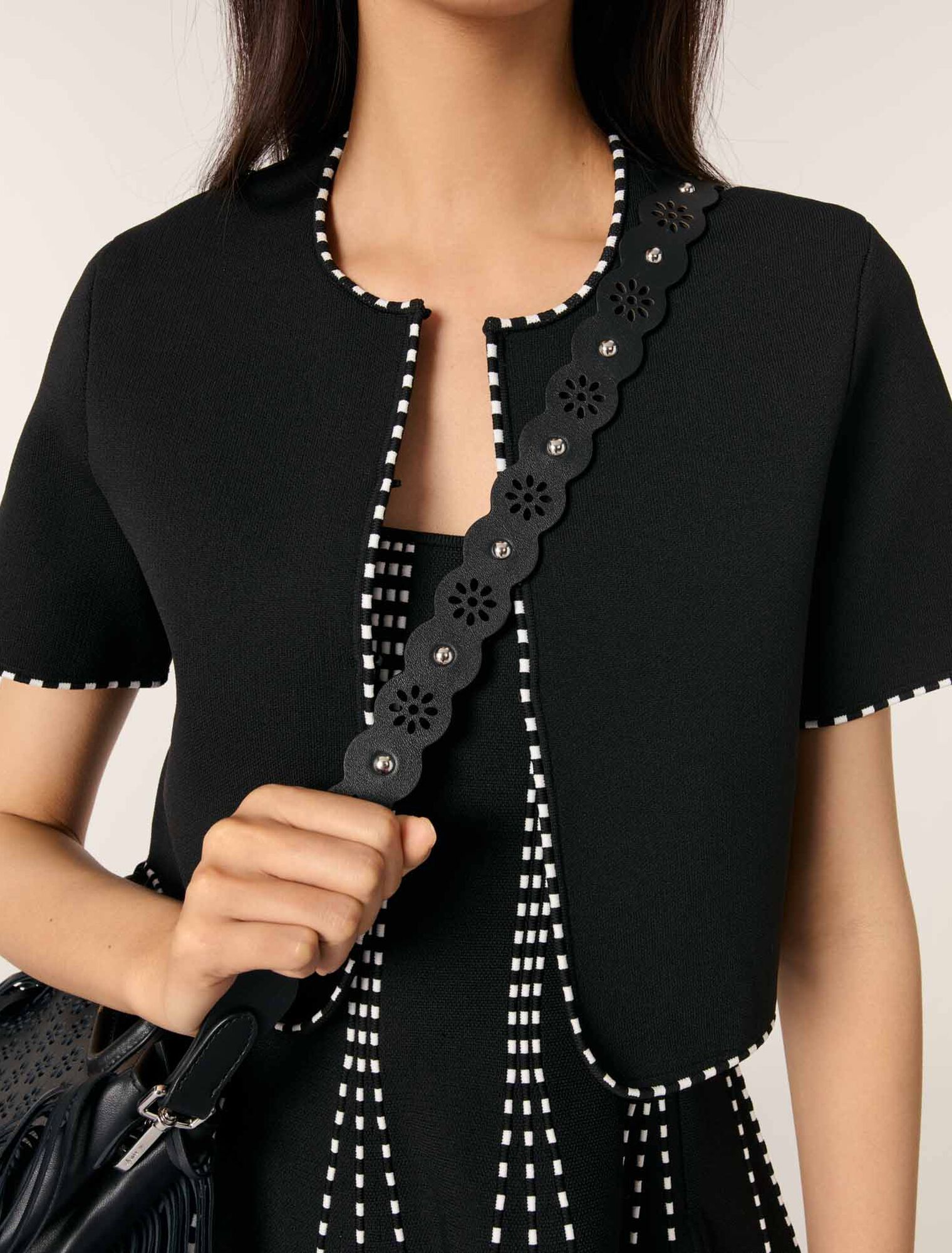 Cropped cardigan